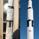 Illustration for article titled A 1/109 Scale Model of the Saturn V Rocket, Made of Gingerbread